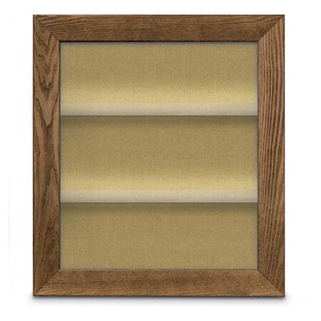 United Visual Products Outdoor Enclosed Combo Board, 42"x32", Black Frame/Blue & Amethyst UVCB4232ODB-BLUE-AMETHY